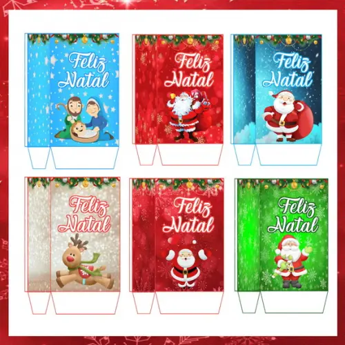 Sacolas de Natal Arquivo Digital
