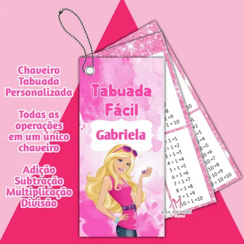 Tabuada Personalizada - Arquivo Digital