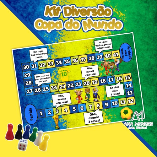 Tabuleiro copa do mundo