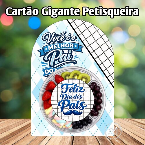 Cartão gigante petisqueira arquivo