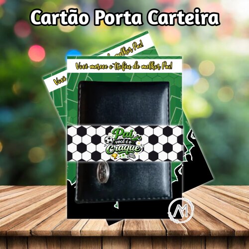 Cartão Porta Carteira dia dos pais