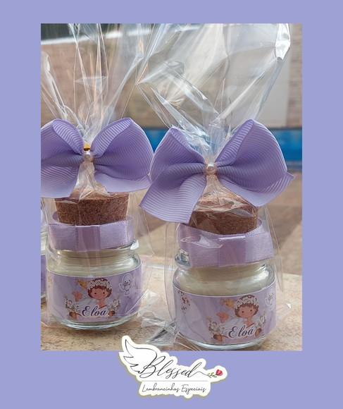 Lembrancinha Maternidade Vela Perfumada com Embalagem e Laço