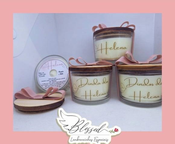 Lembrancinha Maternidade Vela Aromática