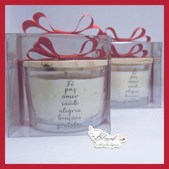 Lembrancinha Maternidade Kit Vela + 40 Aromatizadores