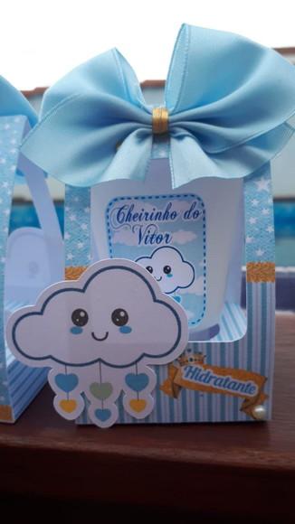 Lembrancinha Maternidade Chuva de Bênçãos Menino