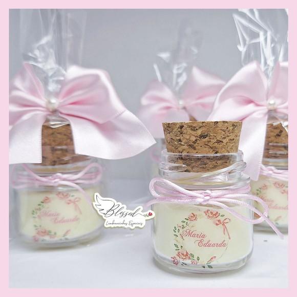 Lembrancinha Mini Vela Perfumada com Embalagem