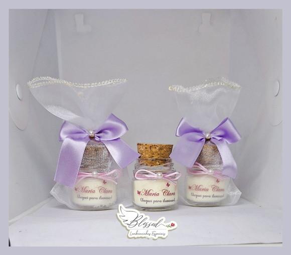 Lembrancinha Maternidade Mini Vela Perfumada