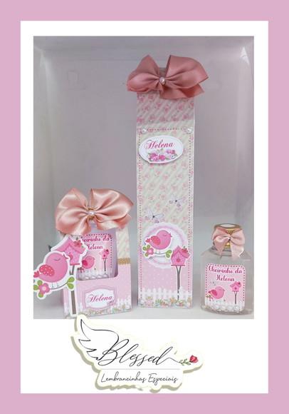 Lembrancinha Maternidade Jardim Aromatizador + Hidratante