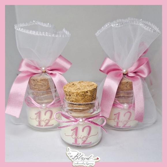 Lembrancinha Maternidade Mini Vela Perfumada