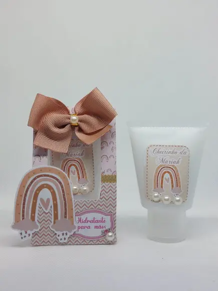 Lembrancinha Maternidade Arco Íris Boho