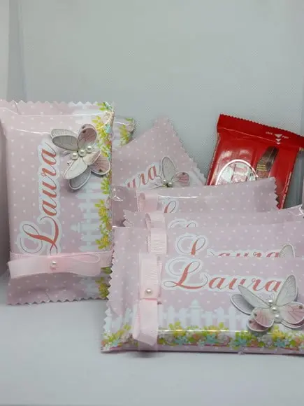 Lembrancinha Maternidade Chocolate Personalizado 15 Unidades