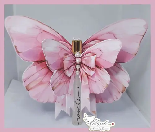 Lembrancinha Maternidade Mini Perfume para Bolsa Borboleta