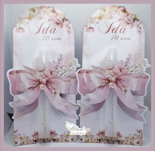 Lembrancinha Casamento 50 Anos Home Spray/perfume de Bolsa