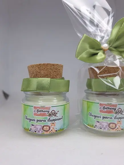 Lembrancinha Maternidade Vela Aromática