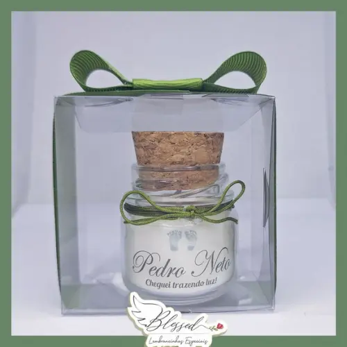 Lembrancinha Maternidade Mini Vela Perfumada