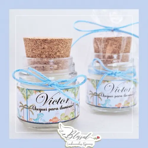 Lembrancinha Dinossauro Vela Perfumada