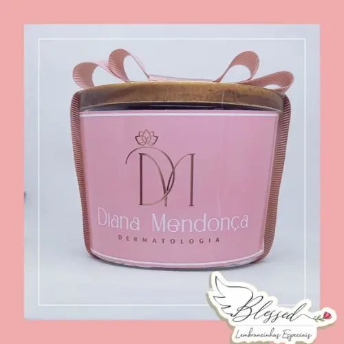 Lembrancinha Maternidade Vela Aromática