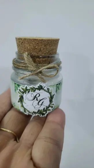 Lembrancinha Maternidade Vela Aromática