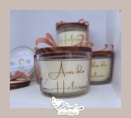 Lembrancinha Maternidade Vela Perfumada