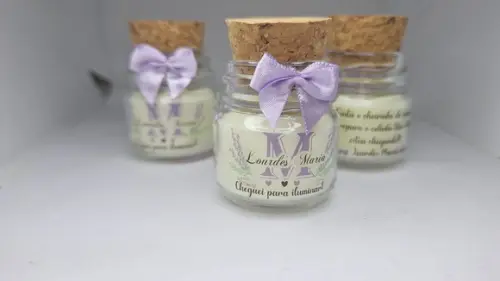 Lembrancinha Mini Vela Perfumada