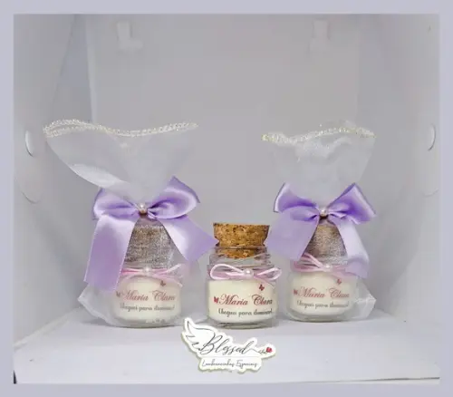 Lembrancinha Maternidade Mini Vela Perfumada