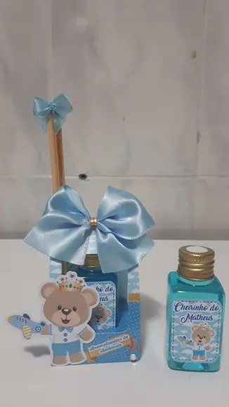 Lembrancinha Maternidade Aromatizador 40ml 50 peças