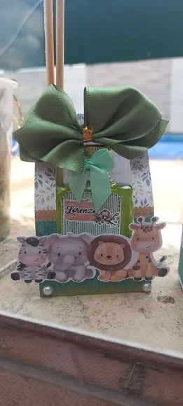 Lembrancinha Maternidade Safari Aromatizador