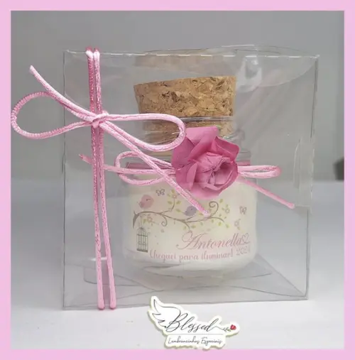 Lembrancinha Mini Vela Perfumada Nascimento