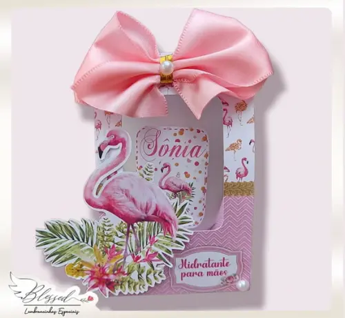Lembrancinha Maternidade Flamingo