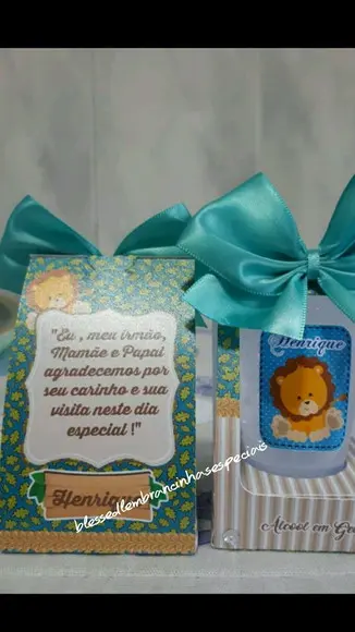 Lembrancinha Maternidade Leãozinho