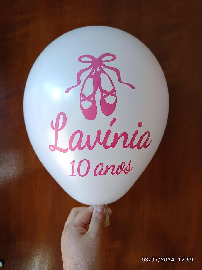 Bexigas Personalizada com Tema da Sua Festa