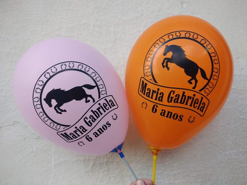 Bexigas Personalizada com Tema da Sua Festa