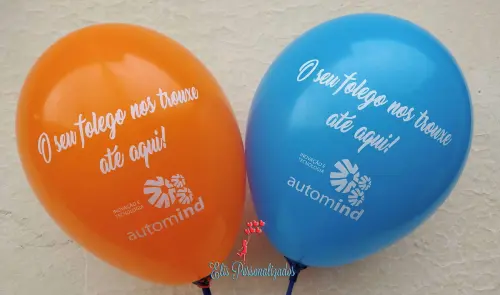 Bexigas/balões Personalizados com Logomarca ( impressão 1 lado)