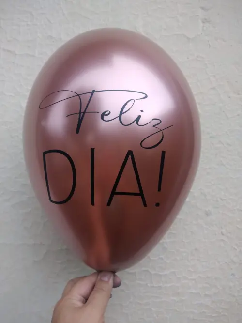 Bexigas Látex Metalizadas Personalizadas 15 Anos