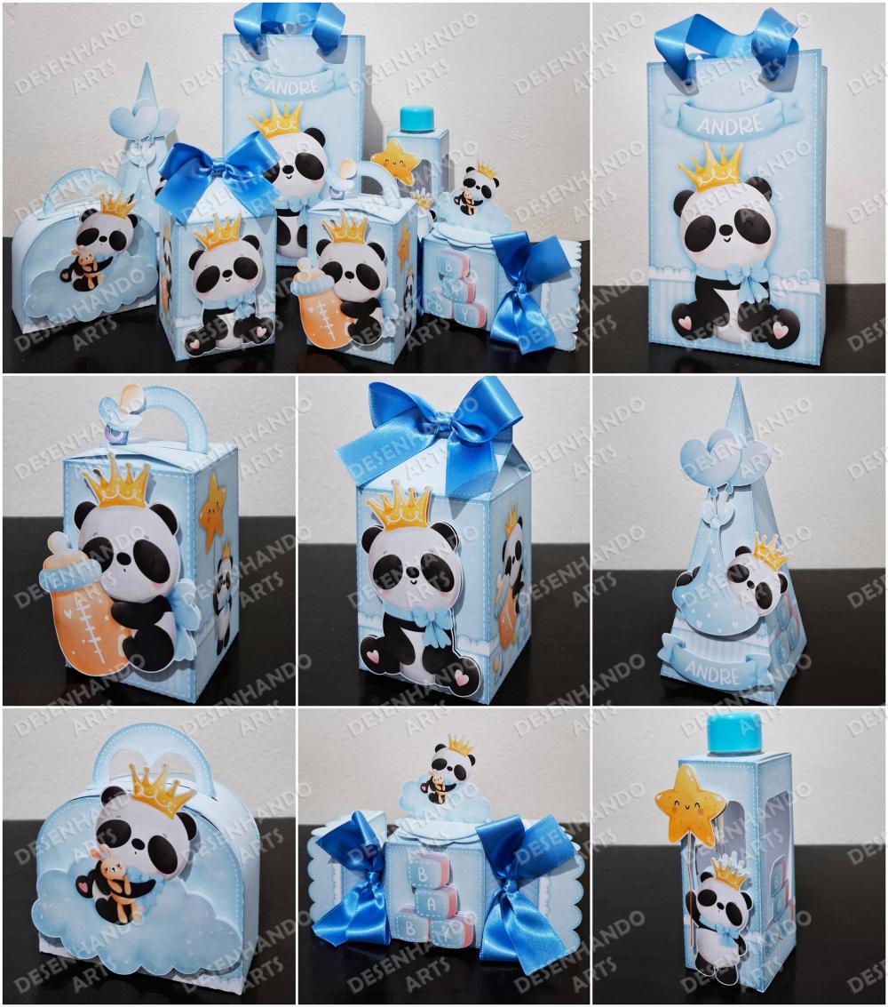 ARQUIVO DE CORTE PANDA BABY MENINO