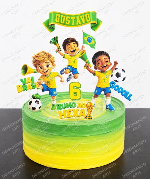 TOPO DE BOLO COPA 2026 MENINO (Arquivo de corte)