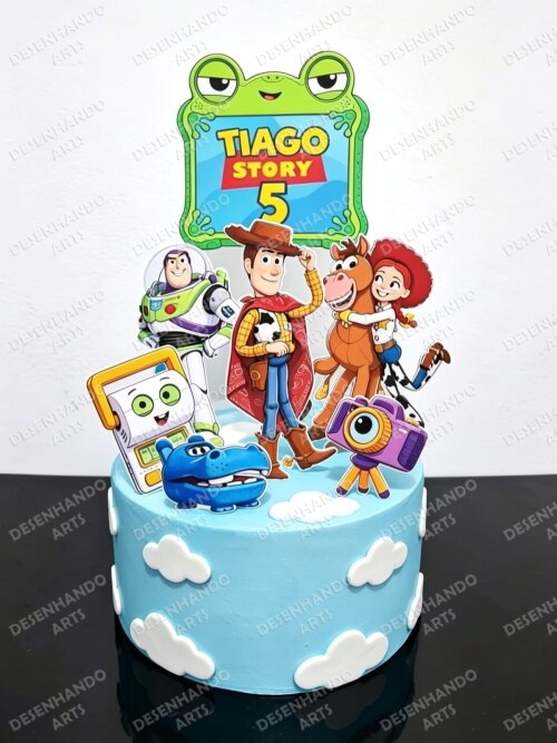 TOPO DE BOLO TOY STORY 5 (Arquivo de corte)
