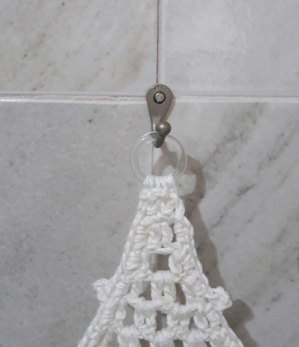 Porta Papel Higiênico Crochê Básico - 1 Rolo de Papel