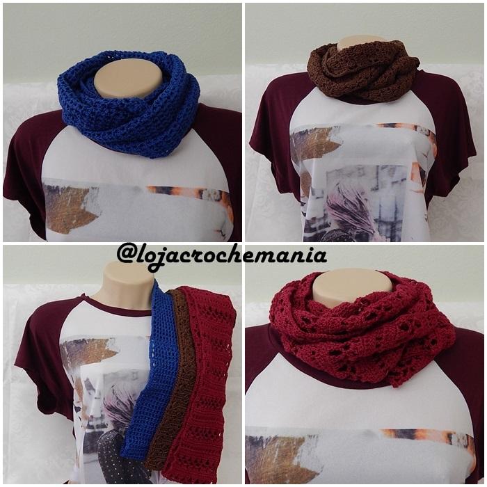 Maxi Gola em Crochê Al1 - Moda Inverno