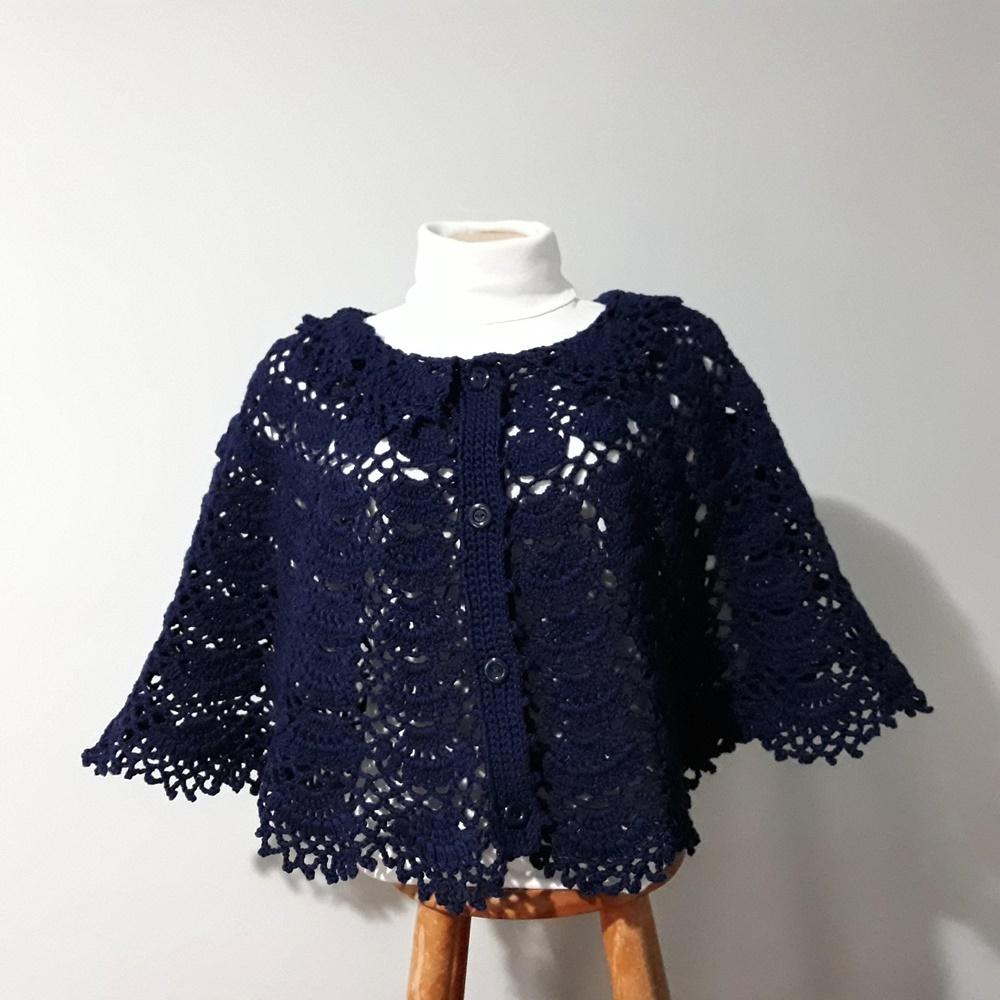 Pelerine em Crochê Natus Av012