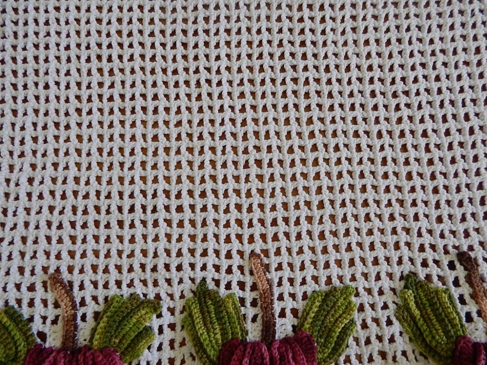 Bandô de Crochê com Uvas