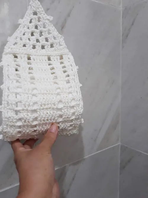 Porta Papel Higiênico Crochê Básico - 1 Rolo de Papel