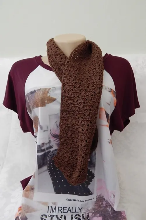 Maxi Gola em Crochê Al1 - Moda Inverno