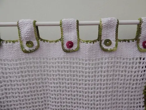 Bandô de Crochê com Uvas