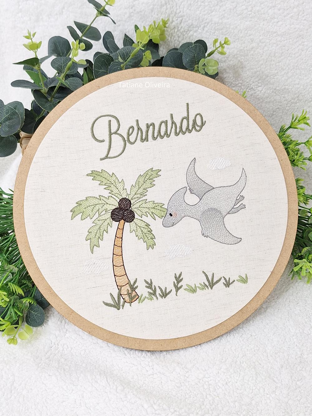 Enfeite Maternidade Bastidor - Dinossauro