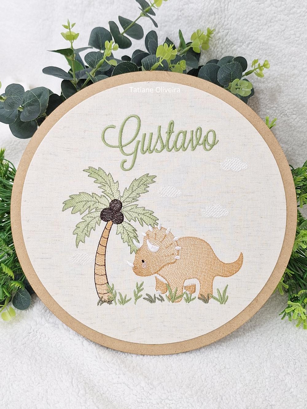 Enfeite Maternidade Bastidor - Dinossauro