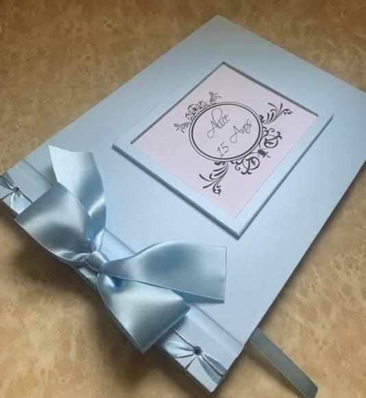Livro de Assinaturas - Aniversário de 15 Anos Personalizado