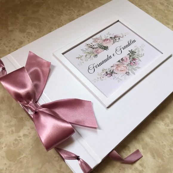 Livro de Assinaturas para Casamento, Bodas ou 15 Anos