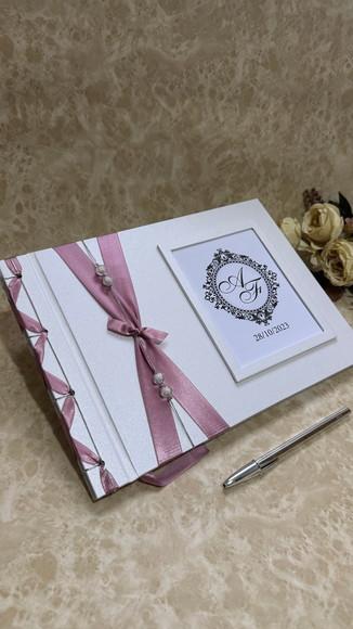 Livro de Assinaturas para Casamento, Bodas ou Debutante