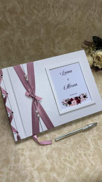 Livro de Assinaturas - Casamentos, Aniversarios ou Bodas